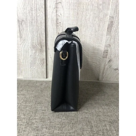 Womens Pierre Loues Black Phone Crossover Handbag w/ Handle & Detachable Strap - Picture 3 of 6